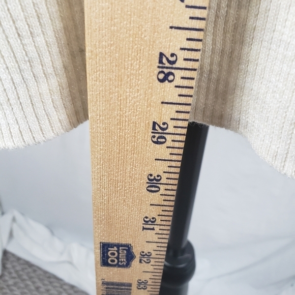 Amazon Essential Beige Long Sleeve Open Front Cardigan Sz XS - Picture 10 of 10